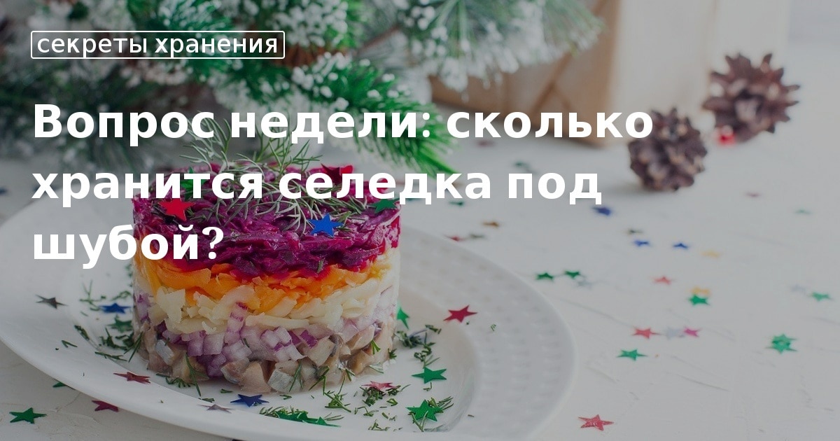 «селедка под шубой живет дольше оливье»: как правильно хранить блюда с новогоднего стола? :: lifestyle :: гродненская правда