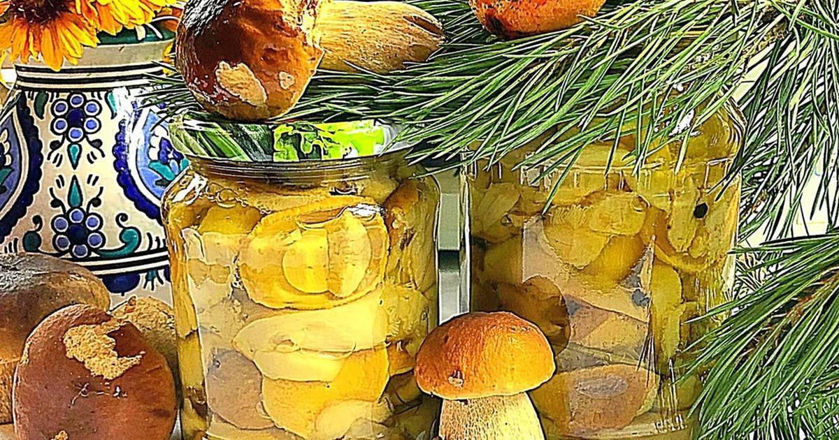 Маринованные белые грибы в банках на зиму (простые рецепты)