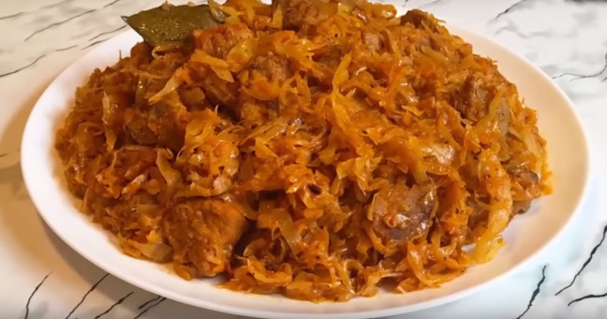 Тушеная капуста с мясом - классический рецепт с пошаговыми фото от марины выходцевой и алены каменевой, готовим быстро и просто