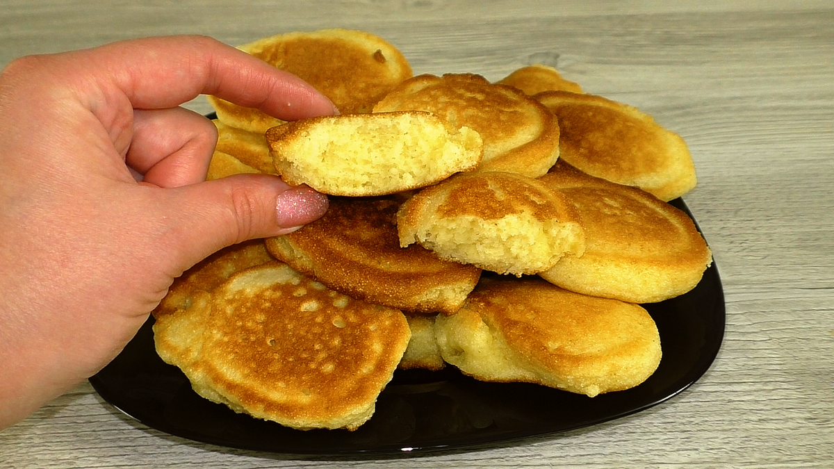 Оладушки из манной каши!!