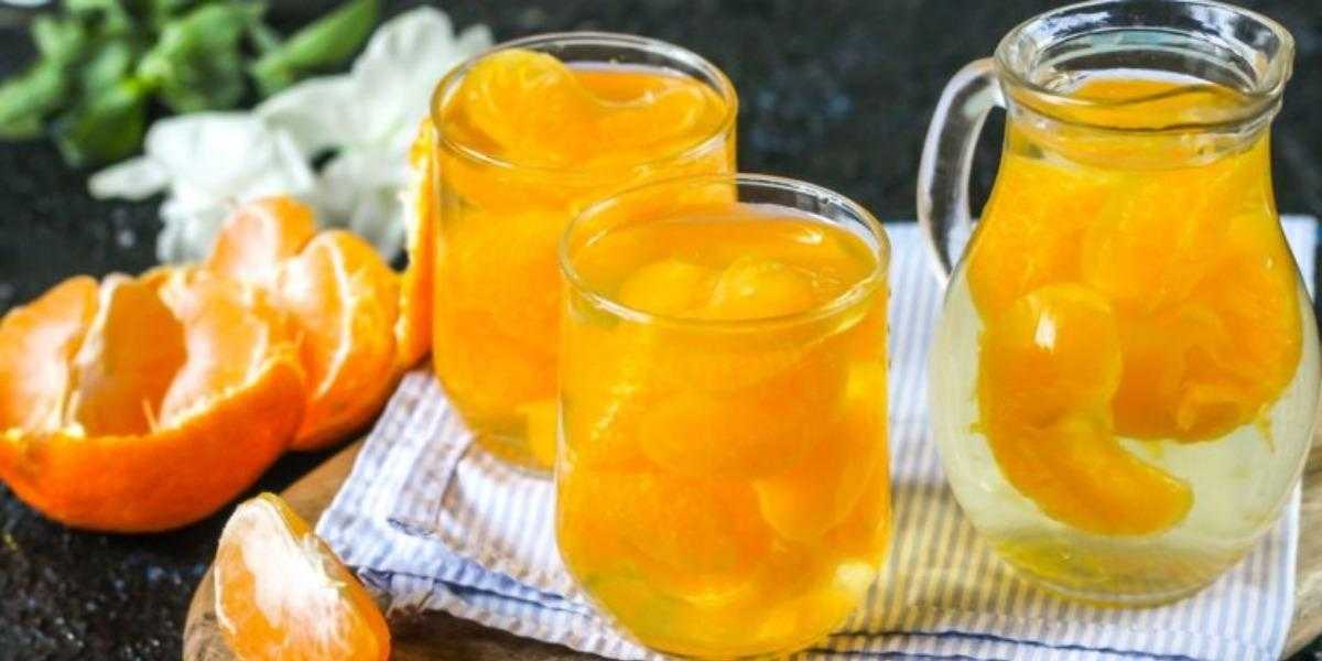 Компот из мандаринов пошаговый рецепт быстро и просто от марины данько