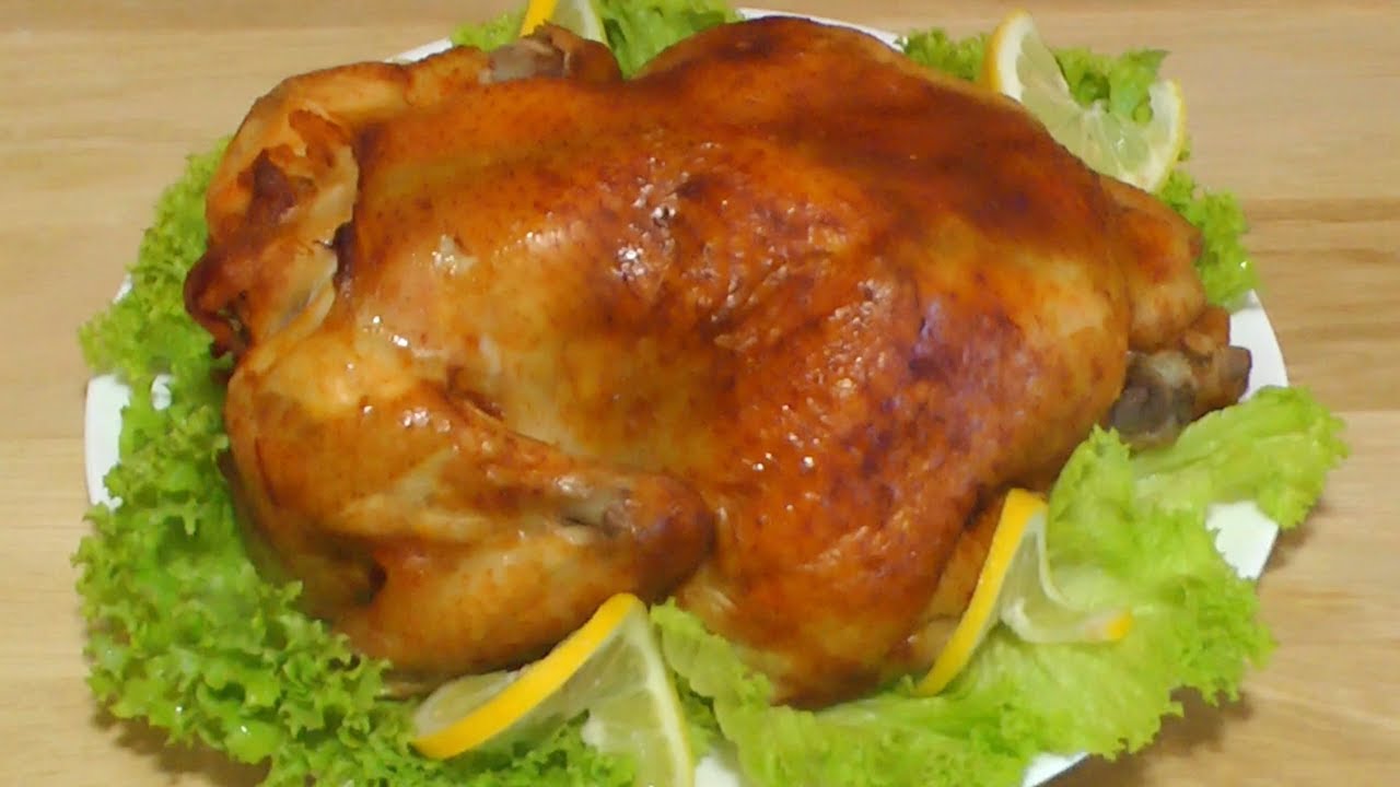 Курица в медовом соусе в горчичном, жареная