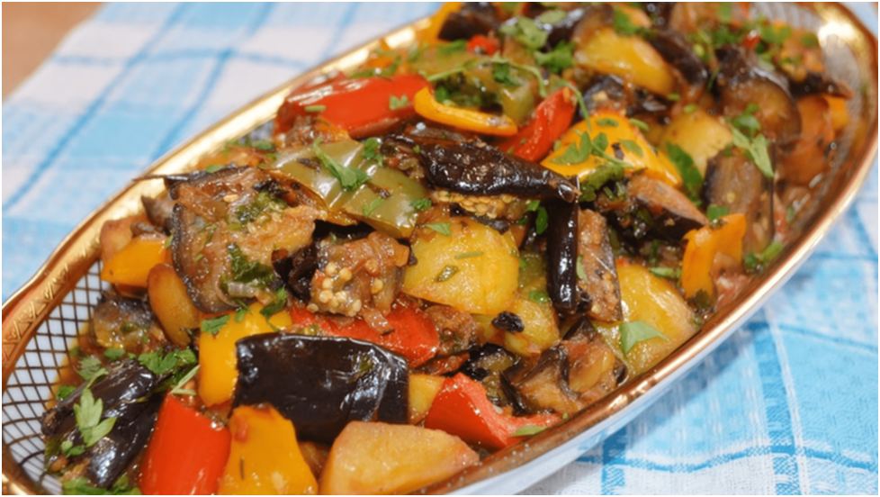 Картошка с овощами в афганском казане – рецепт без мяса