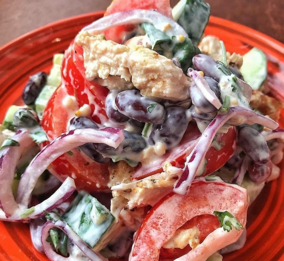 Салат с жареными шампиньонами — 9 самых простых и вкусных рецептов