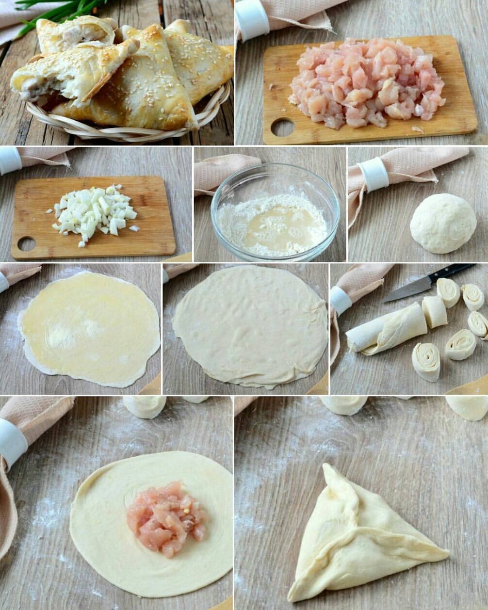 Самса с курицей – атмосфера загадочного востока у вас дома: рецепт с фото