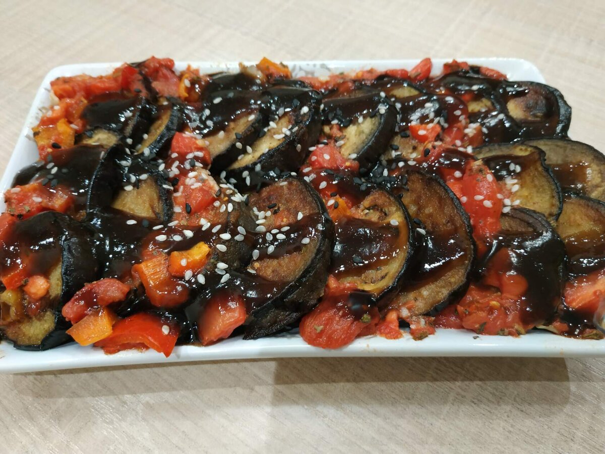 Салат из запеченных овощей (армянский и с кускусом)