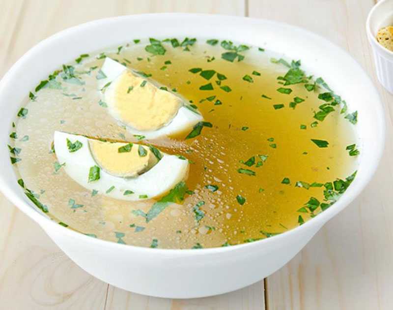Куриный суп с яйцом, простой сытный рецепт