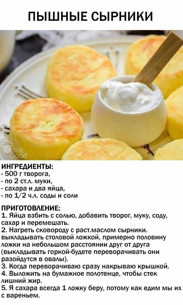 Сырники из творога на сковороде – классические рецепты