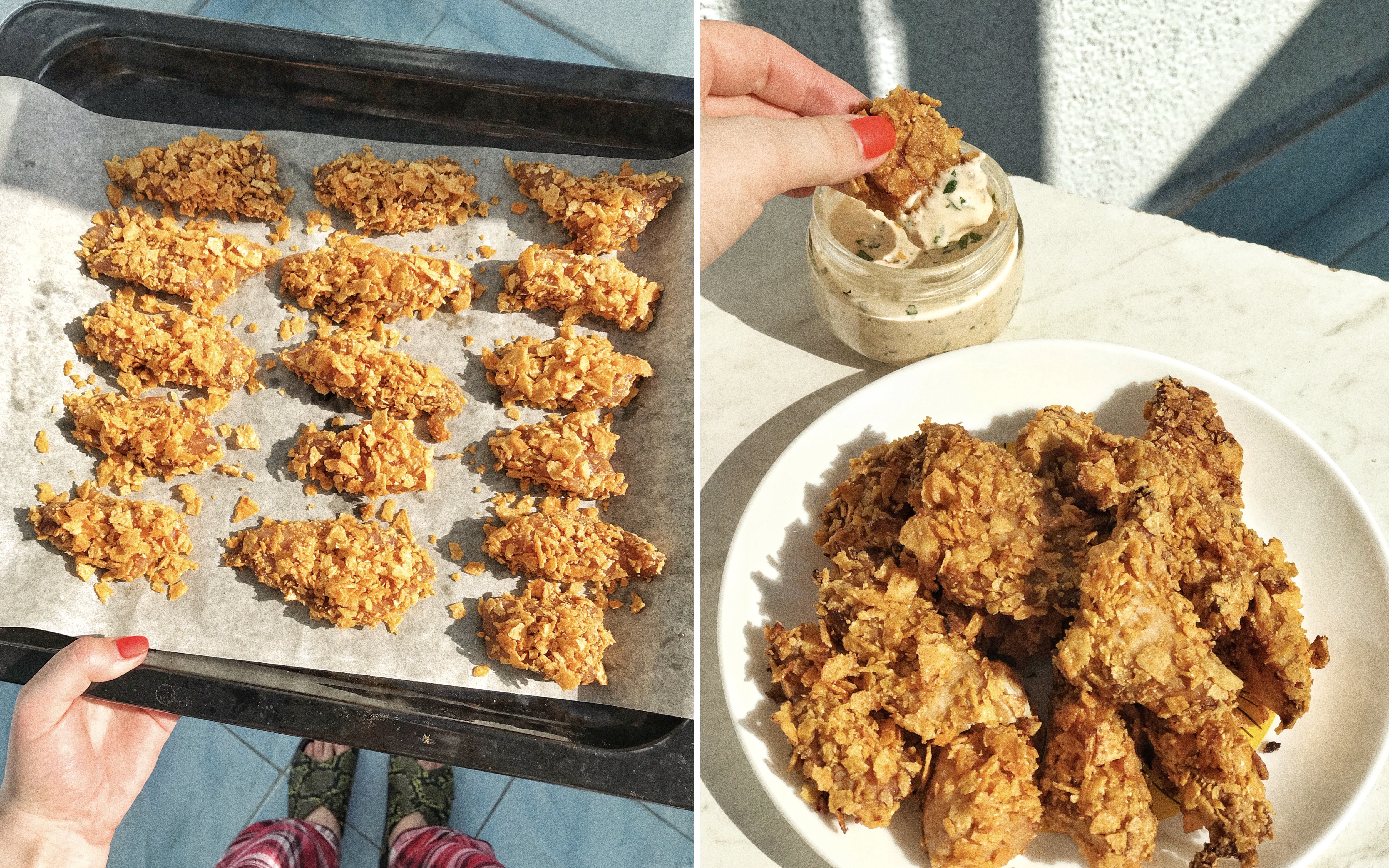 Стрипсы из грудок как в kfc - пошаговый фото рецепт приготовления - surj.ru