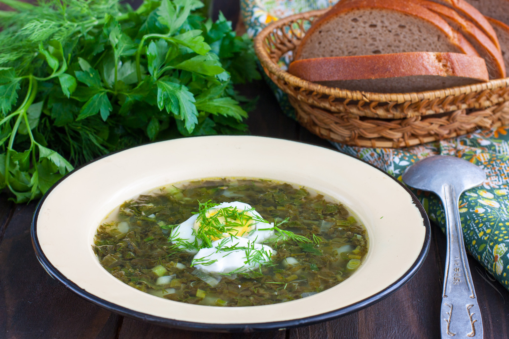 8 рецептов приготовления зелёных щей из щавеля на курином бульоне