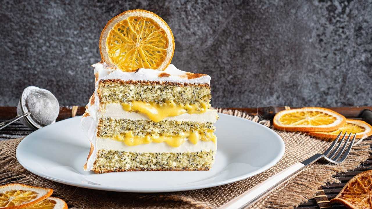 Рецепт макового торта со сметанным кремом с фото пошагово
