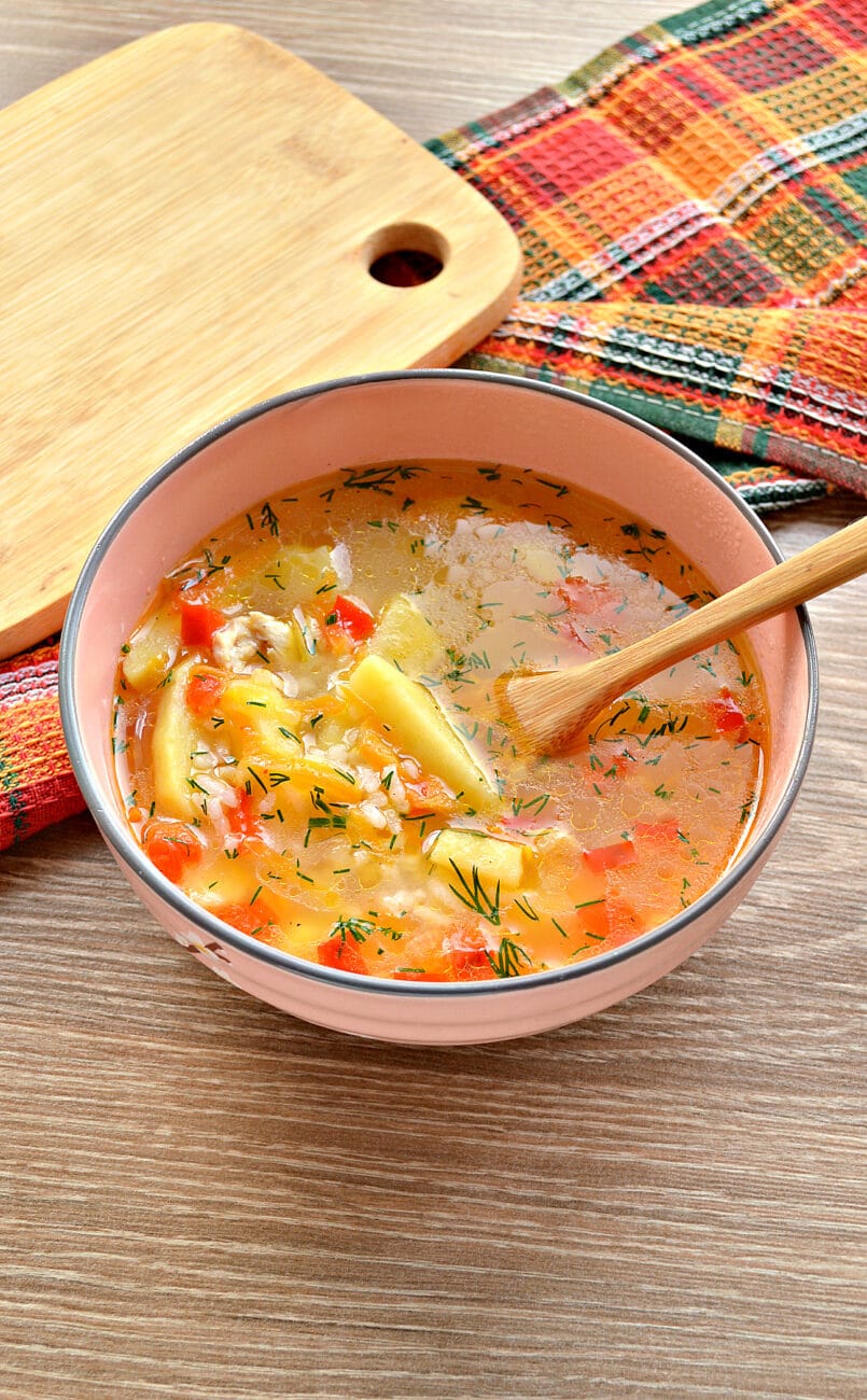 Суп с рисом и картофелем и мясом – сытно, ароматно и полезно: рецепт с фото и видео » супы на каждый день - вкусно и полезно: рецепты с фото и видео