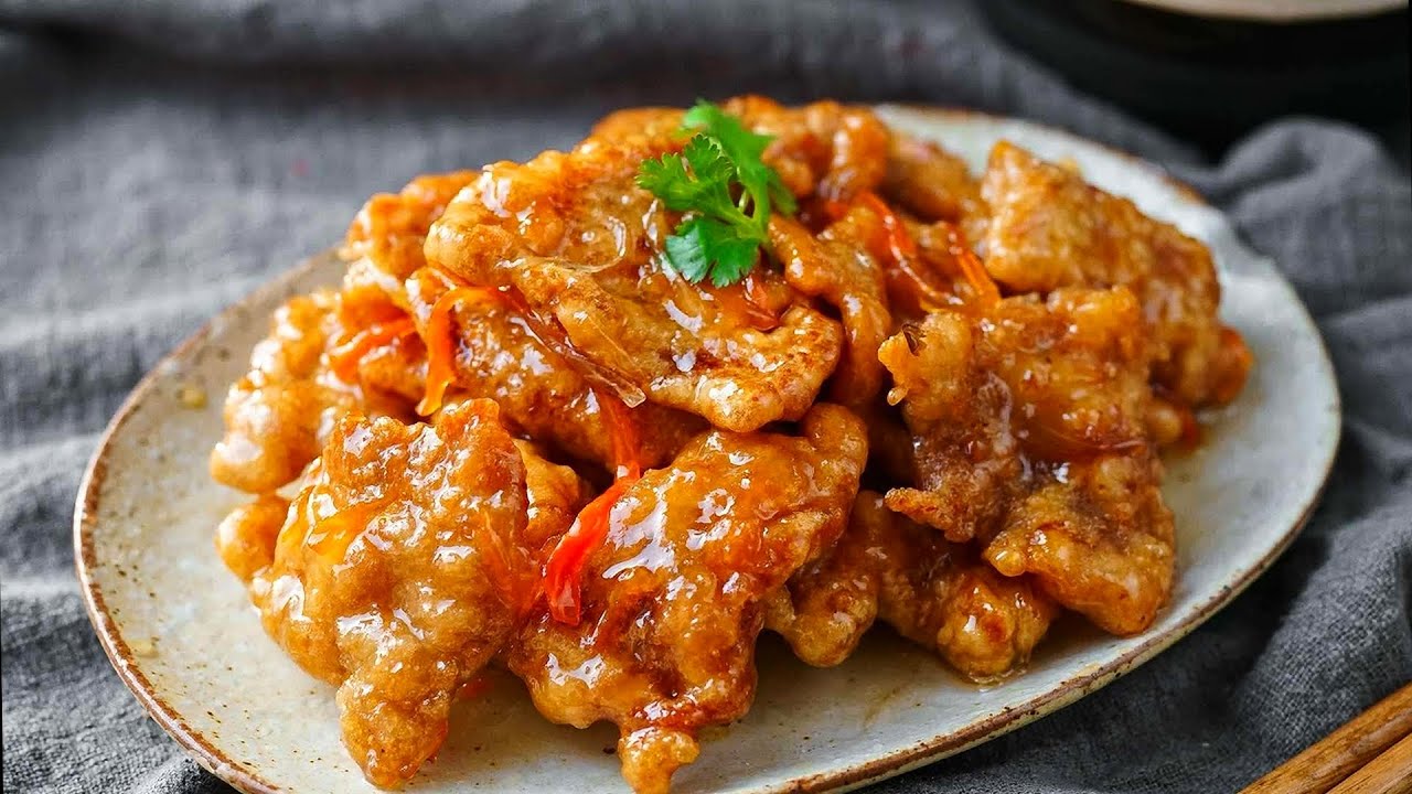 Курица в кисло-сладком соусе по-китайски как в ресторане