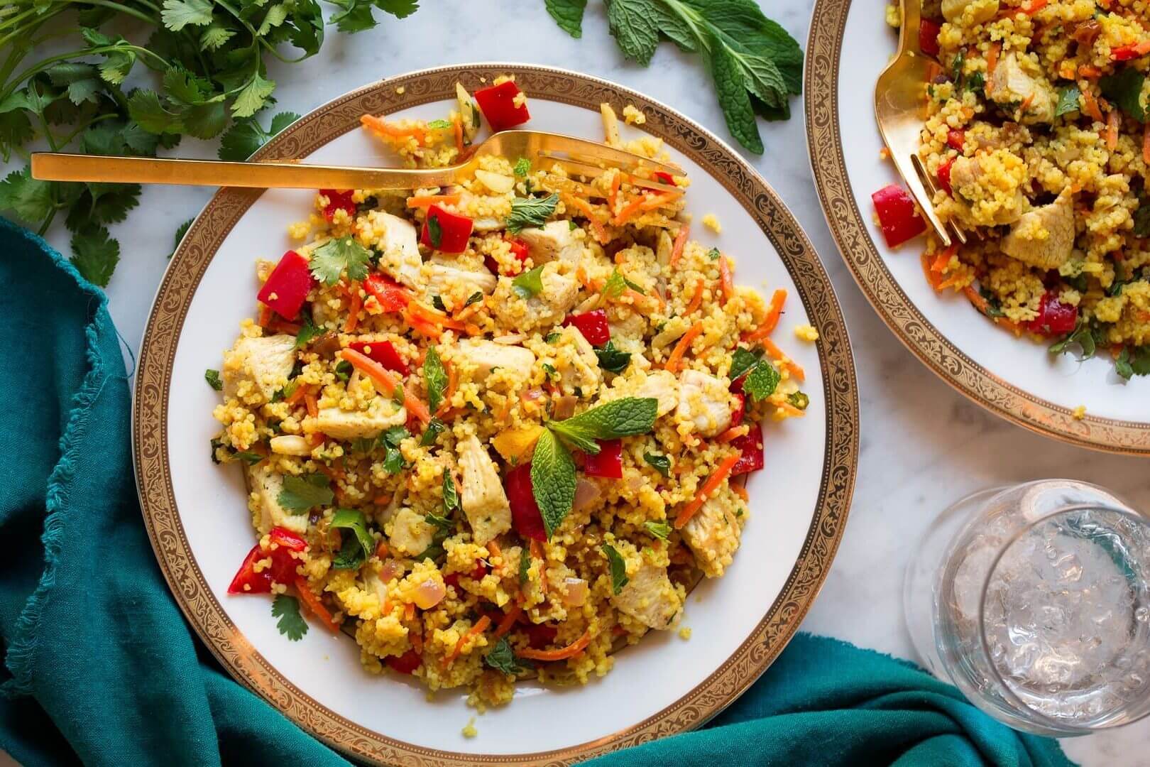 Кускус с курицей - рецепт с фото
