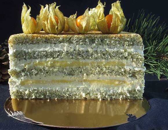 Торт с маком 5 лучших рецептов - вкусная еда