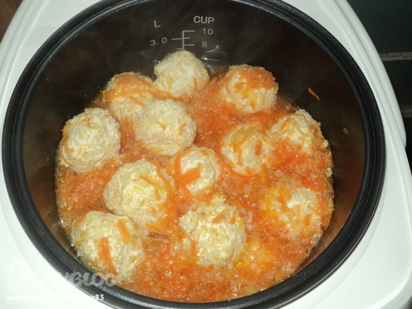 Ежики в мультиварке – забавные тефтельки из курицы с рисом басмати