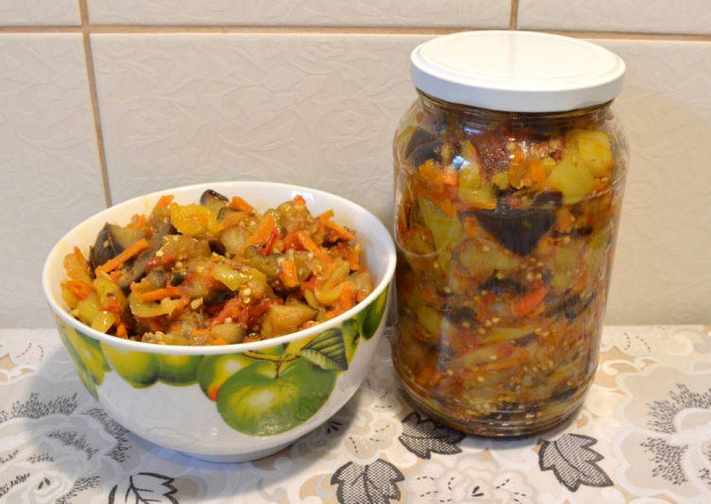 Салаты из баклажанов на зиму: 10 лучших рецептов на любой вкус! - 8 ложек