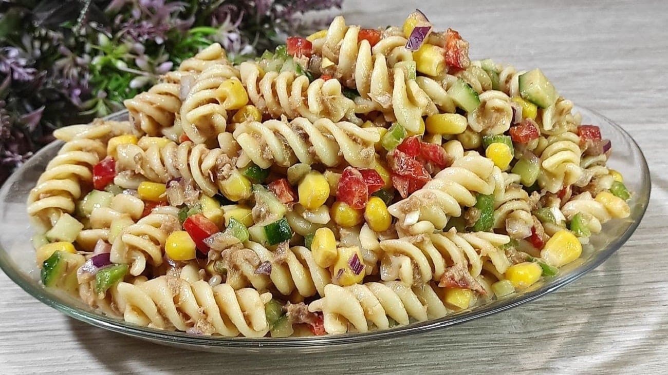 Итальянский салат с макаронами - классические рецепты быстрого приготовления