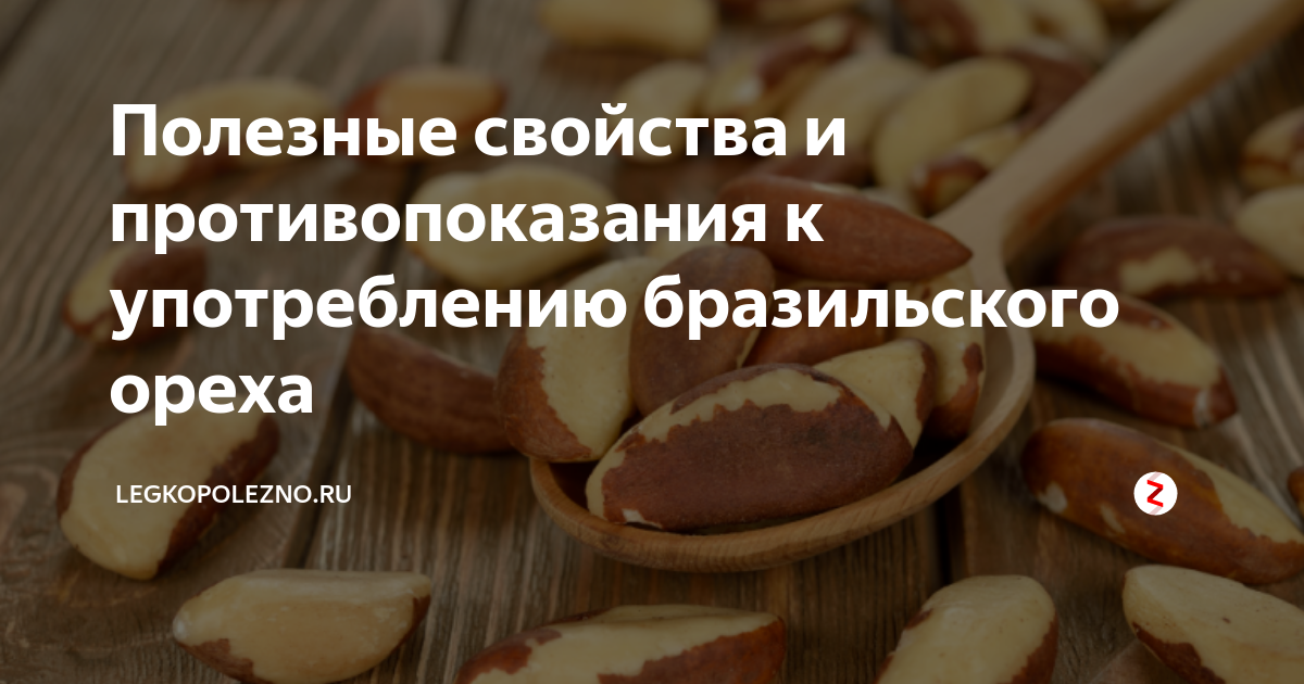 Бразильский орех: польза и вред