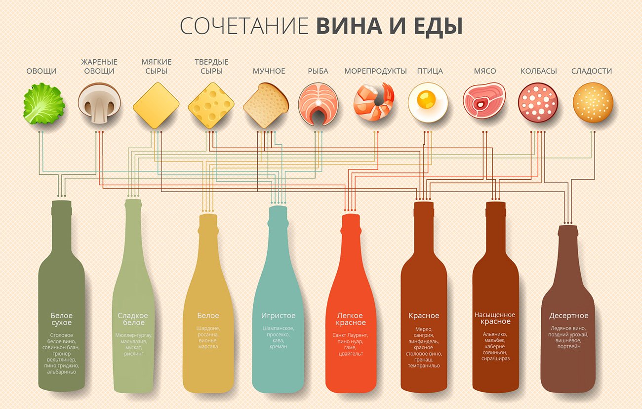 Что едят с вином - лучшие сочетания, рецепты приготовления легких блюд и как правильно подавать
