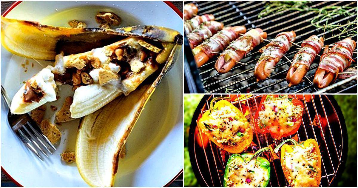 Овощи гриль на мангале - 5 рецептов вкусных маринадов для овощного шашлыка