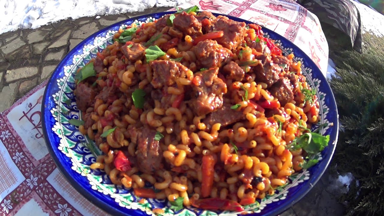 Макароны по татарски рецепты