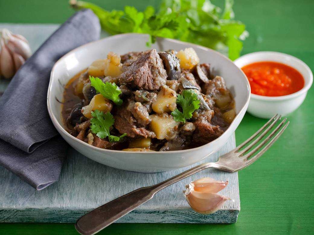 Баранина, тушёная с овощами: пошаговые рецепты с фото