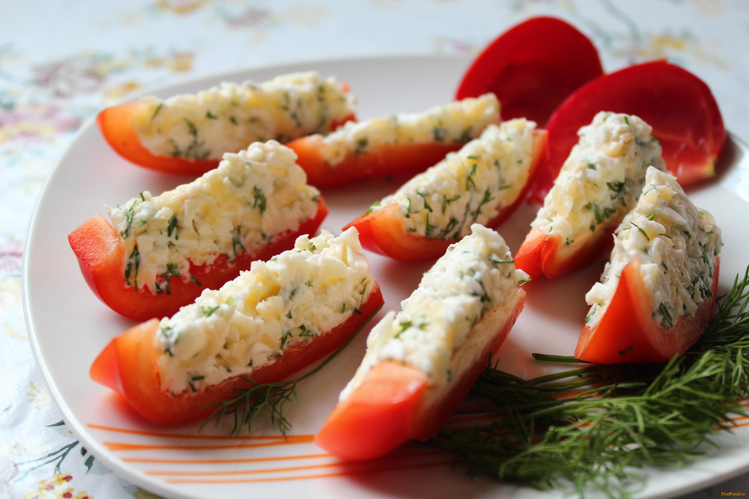Перец с сыром «новогодний» - вкусные рецепты