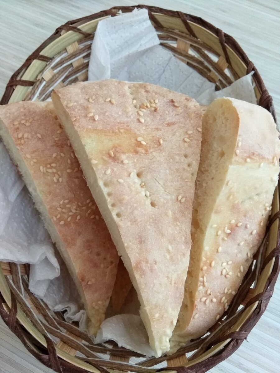 Тонкий лаваш без дрожжей