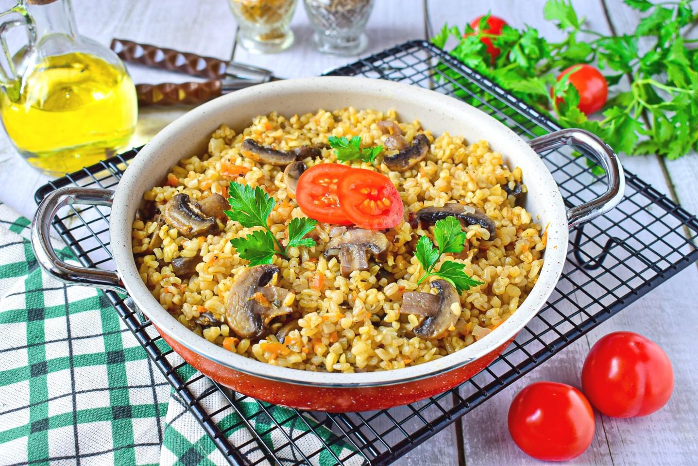Булгур с грибами: 4 рецепта, как вкусно приготовить