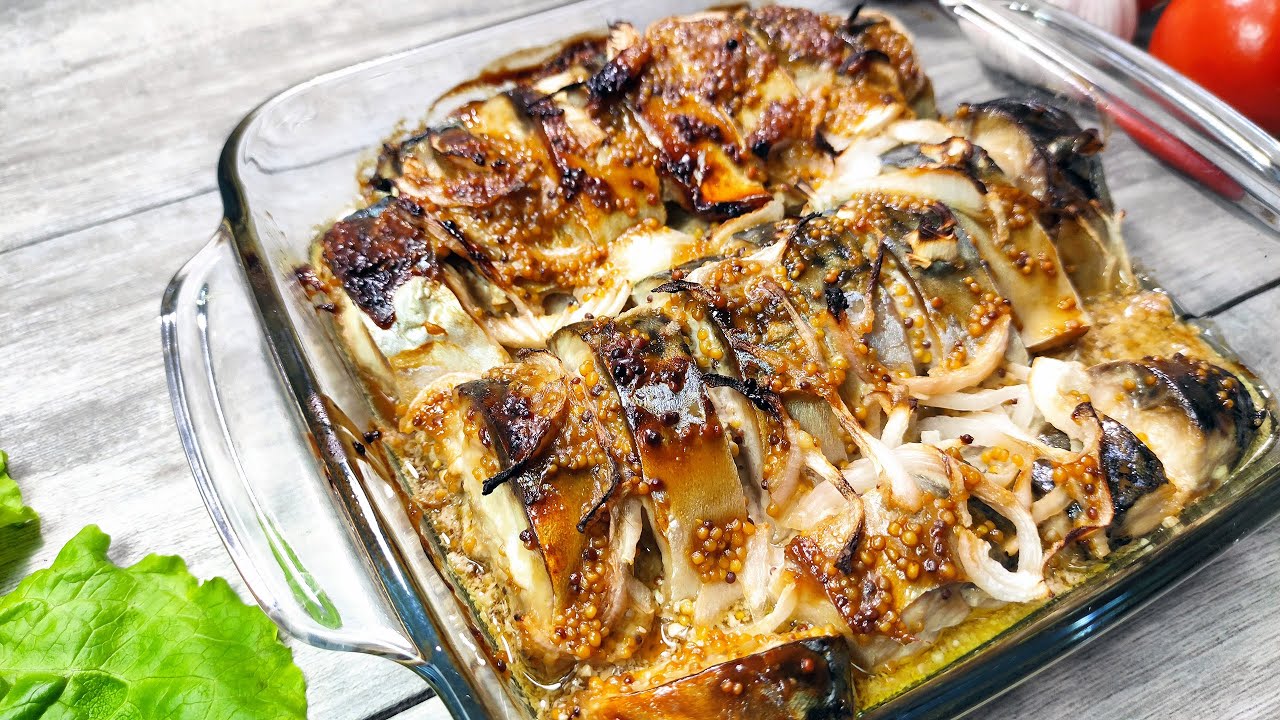 Запеченная скумбрия в духовке – 15 самых вкусных рецептов с фото и видео