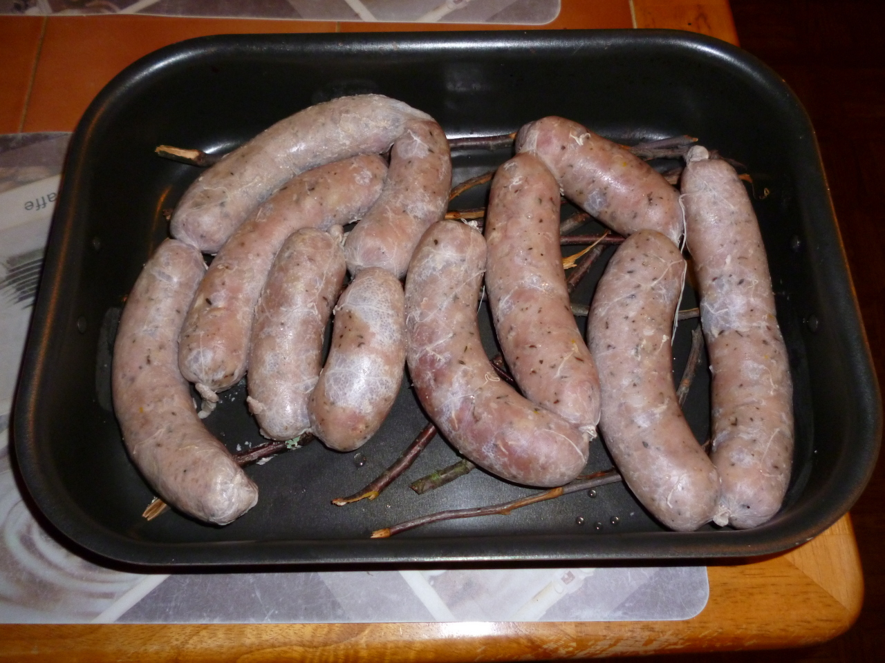 Домашняя колбаса из свинины