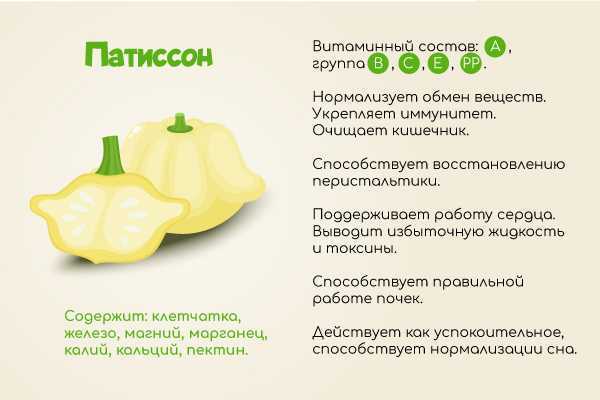 Патиссоны: состав, калорийность, польза, рецепты