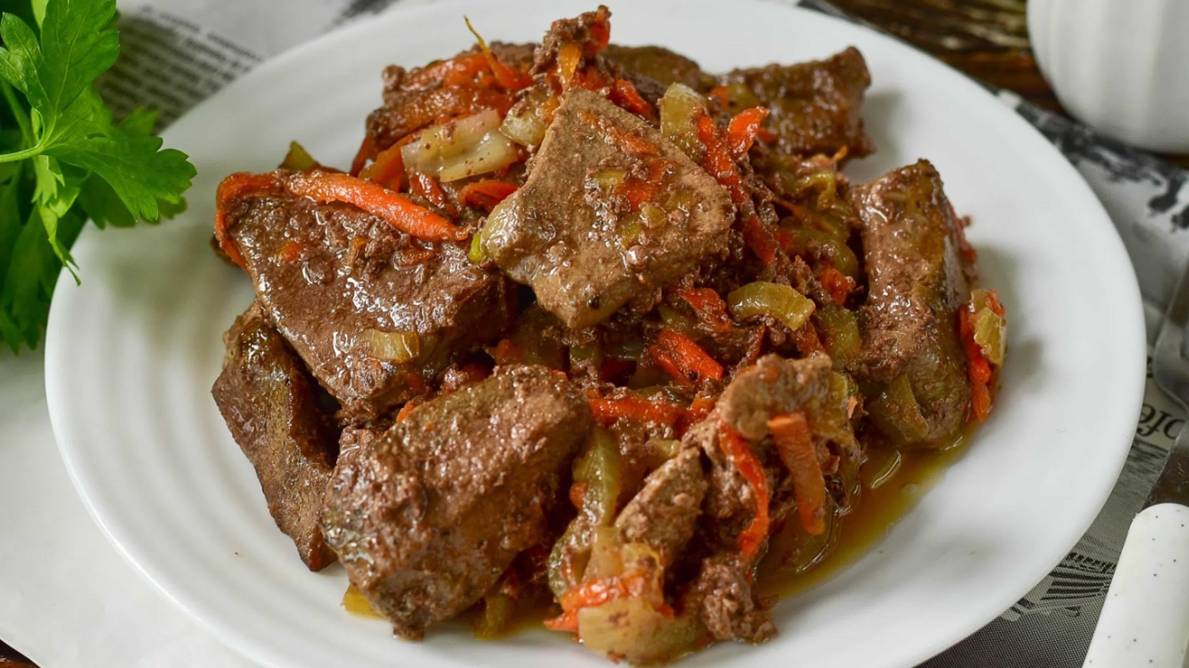 Как вкусно приготовить печень свинины - bookcooks.ru