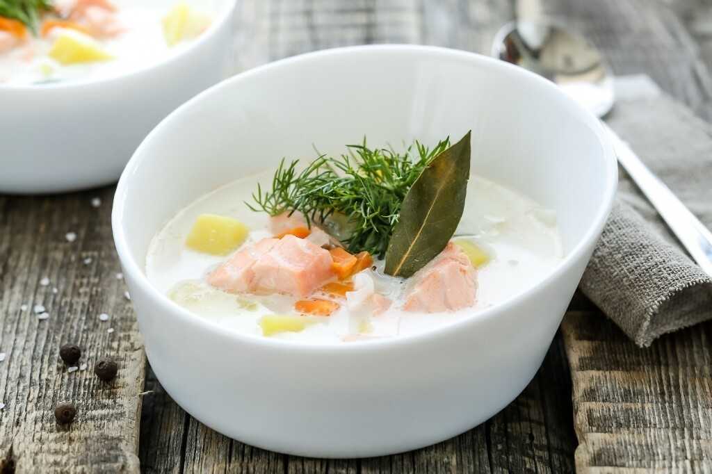 Уха по-фински со сливками рецепт: из красной рыбы