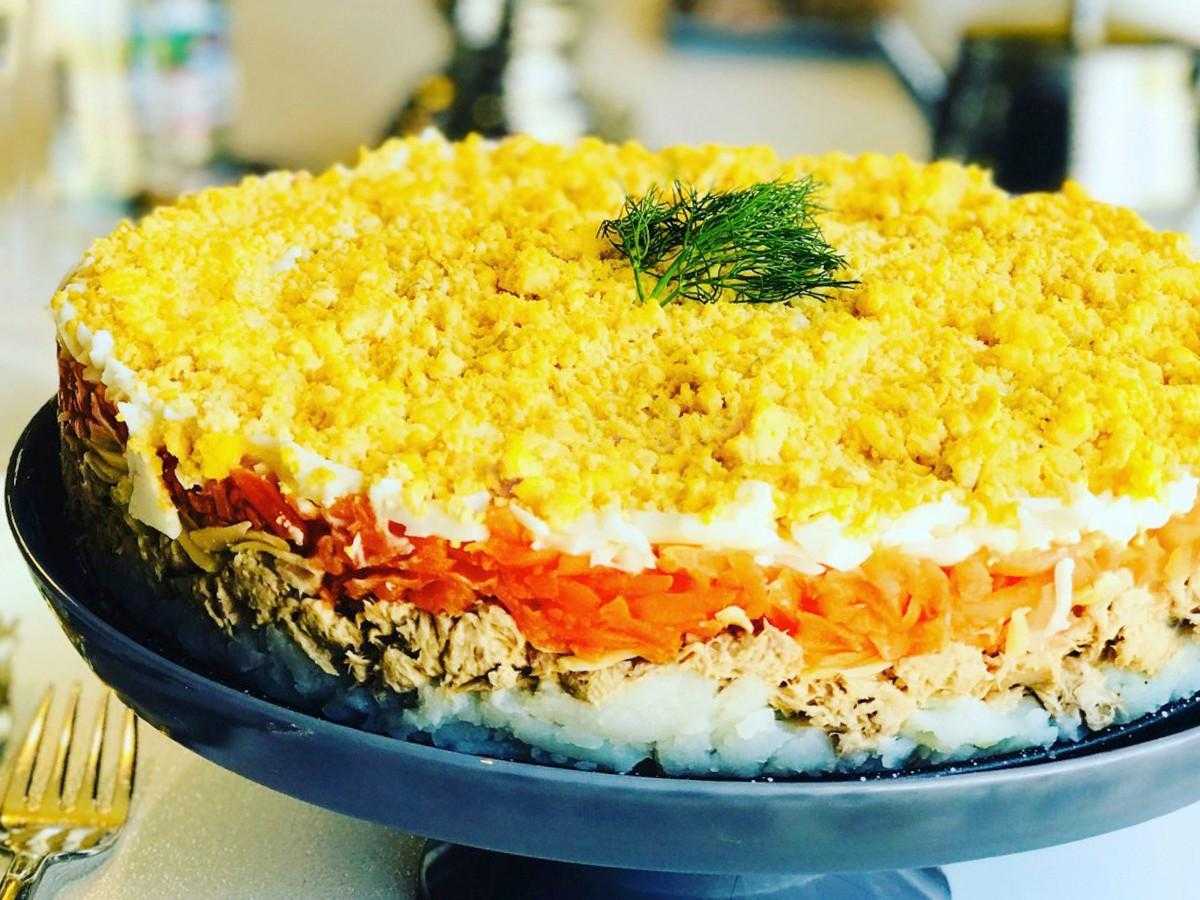 Салат мимоза - классические рецепты с верной последовательностью слоев
