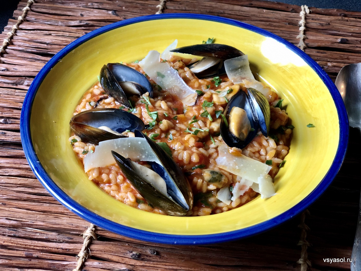 Плов с морепродуктами пошаговый рецепт с фото