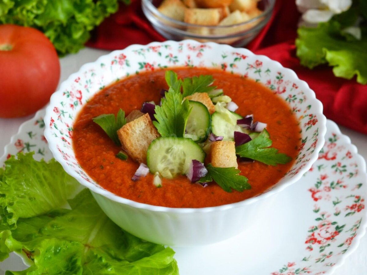 20 рецептов легкого и вкусного гаспачо