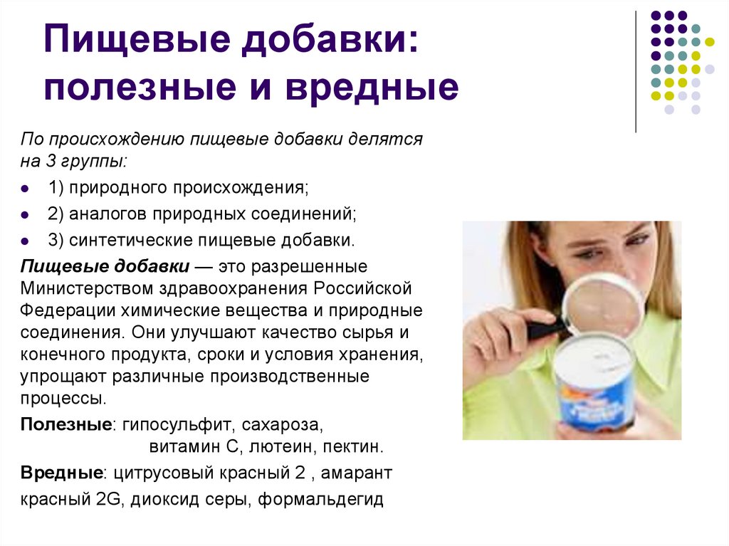 Список пищевых добавок е  -  опасные пищевые добавки