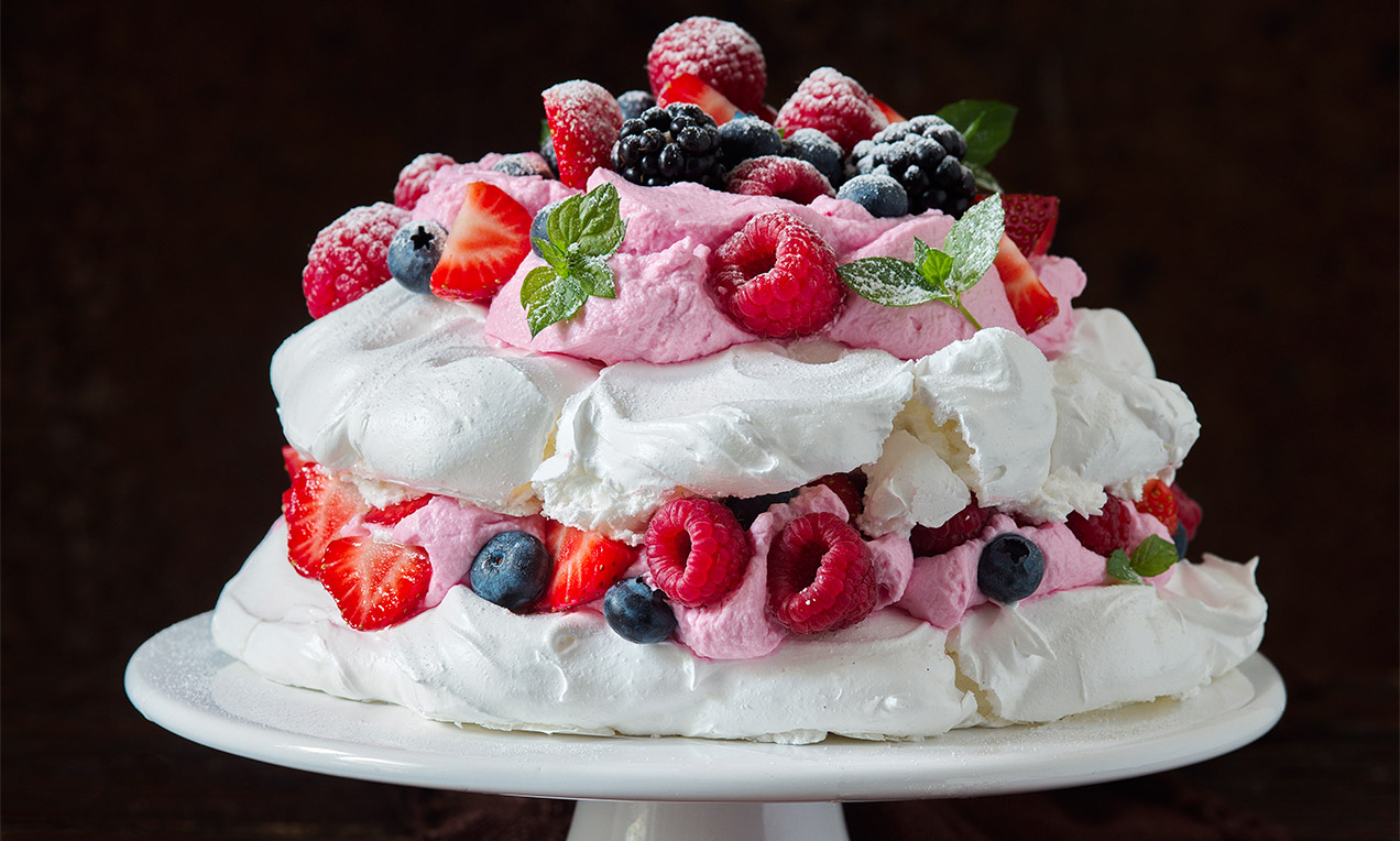 Торт «павлова» —  красивейший десерт к любому торжеству