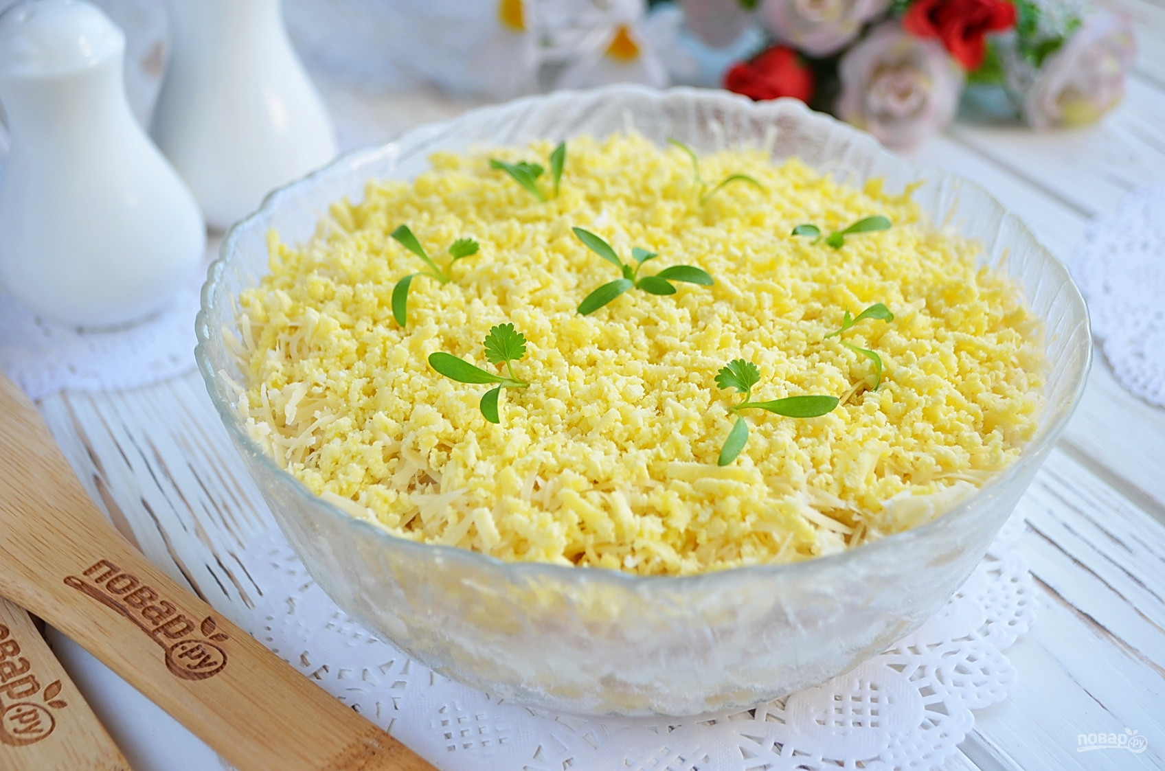 Салат нежность с сыром - 8 рецептов с яблоком, курицей, фото