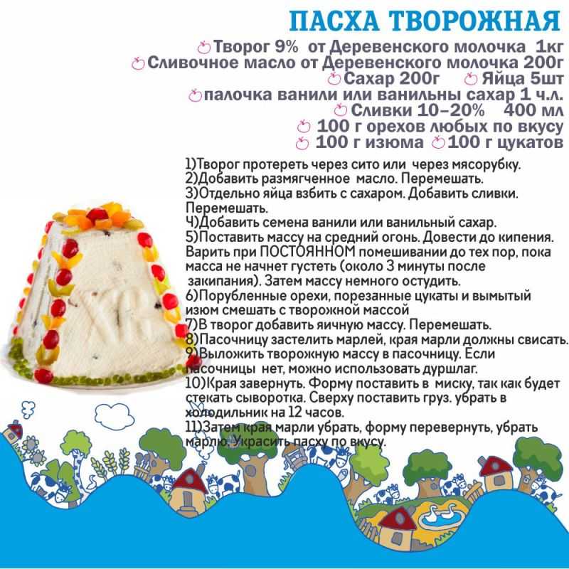 Творожные пасхи – рецепты, советы и идеи для вдохновения | волшебная eда.ру