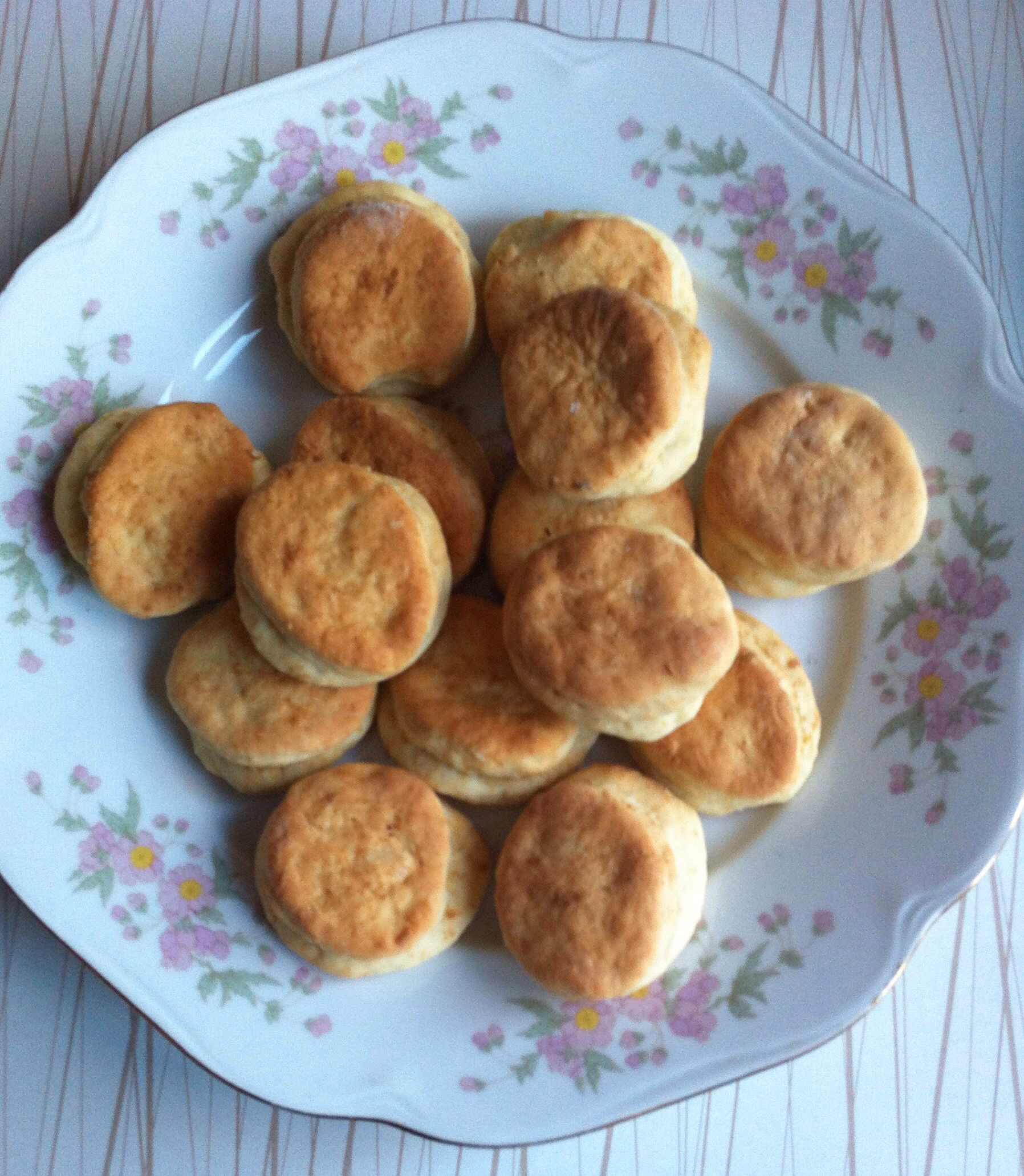 Лепешки на сметане на сковороде