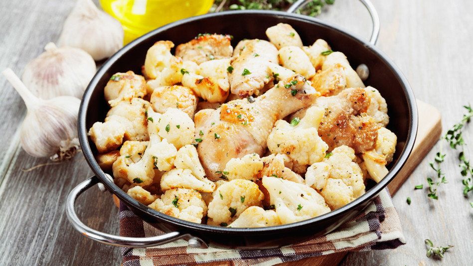 Цветная капуста с курицей в духовке - 7 рецептов с фото