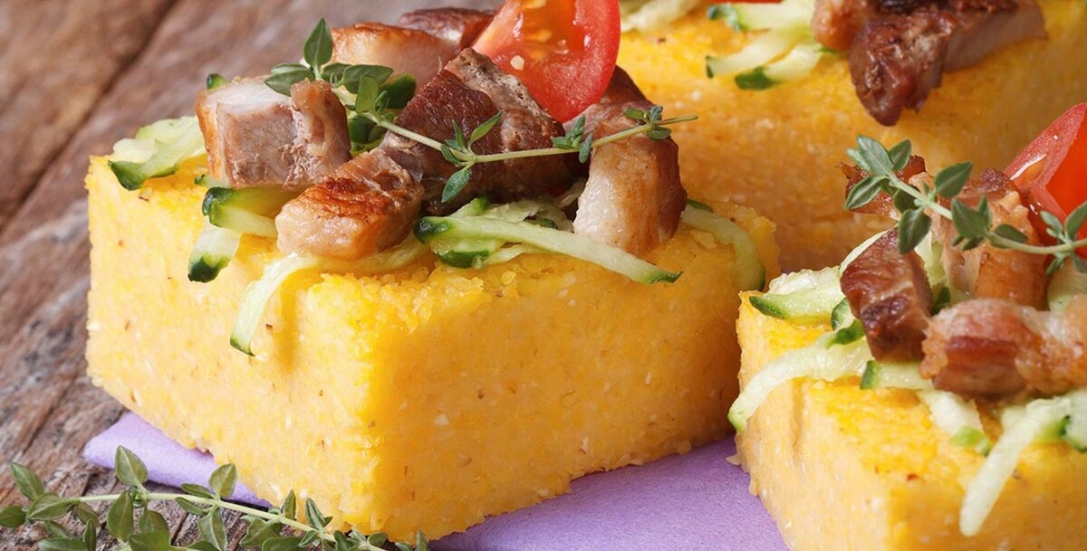 Кукурузная полента, классический рецепт, рецепты с грибами и сыром