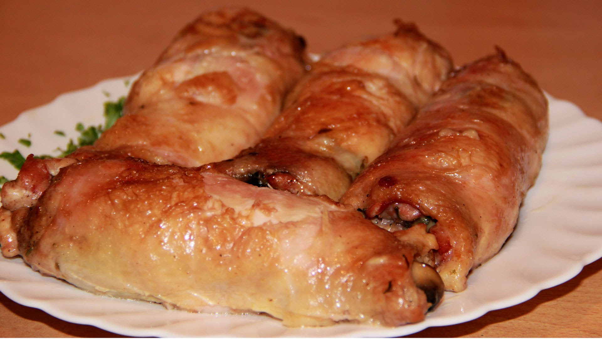 Мясные рулетики с грибами. пошаговый рецепт с фото