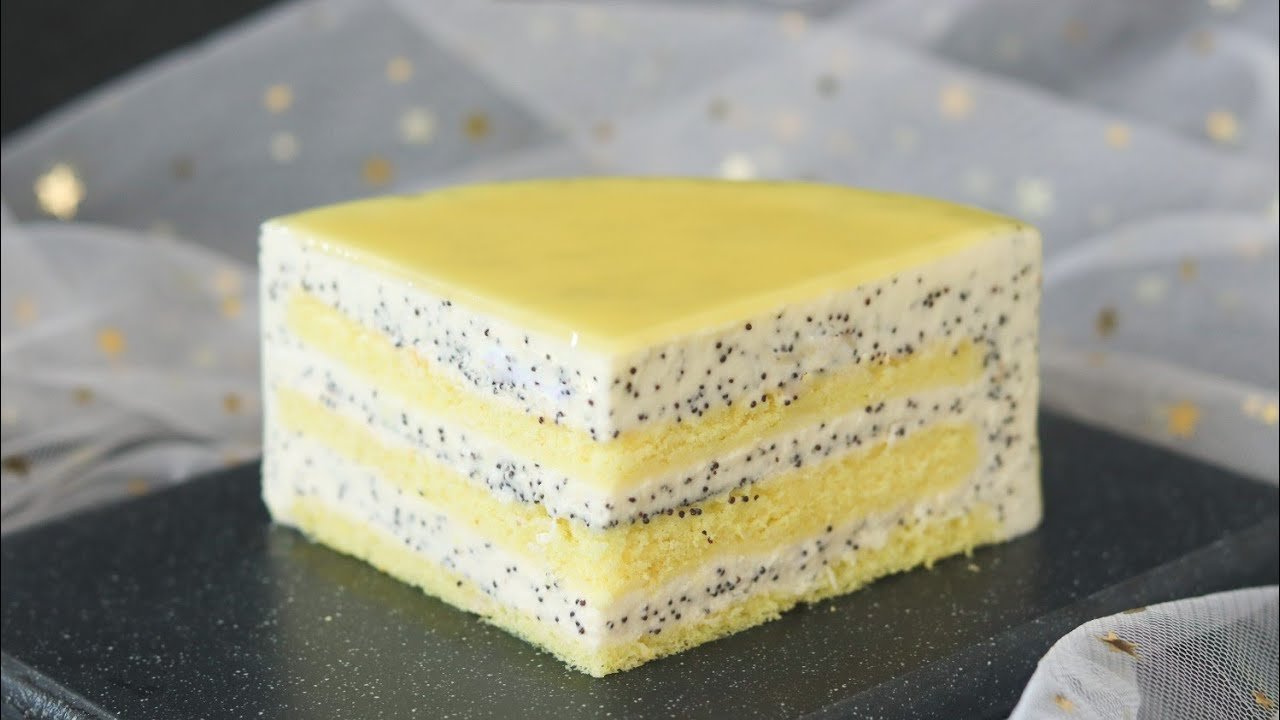 Торт "медовик" с лимонным курдом