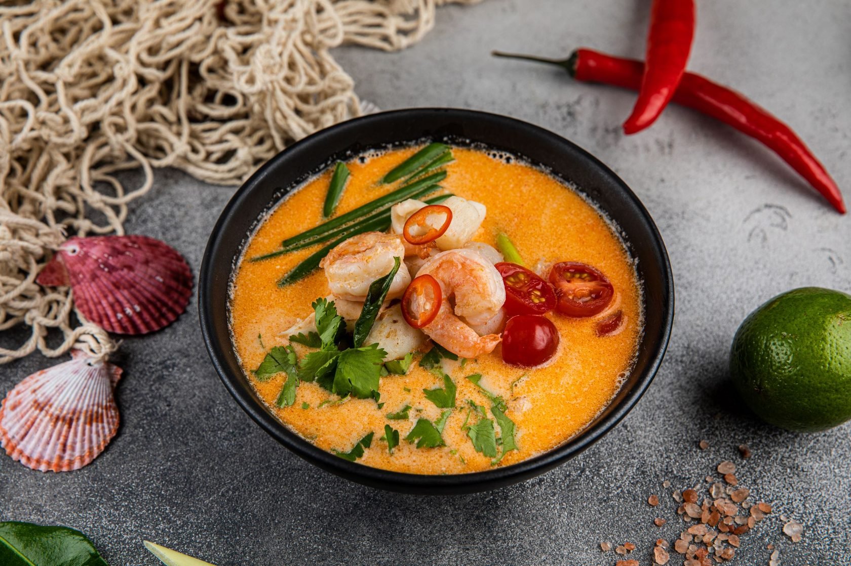 Рецепты прямиком из таиланда: суп том ям с креветками дома