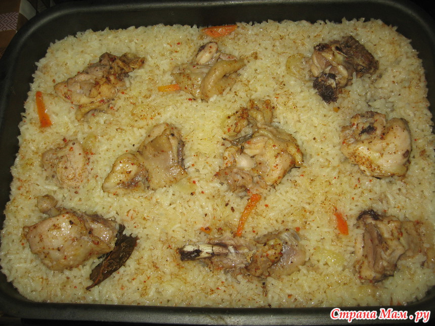 Плов по-узбекски с курицей в казане с рассыпчатым рисом - 2 вкусных рецепта с фото и видео