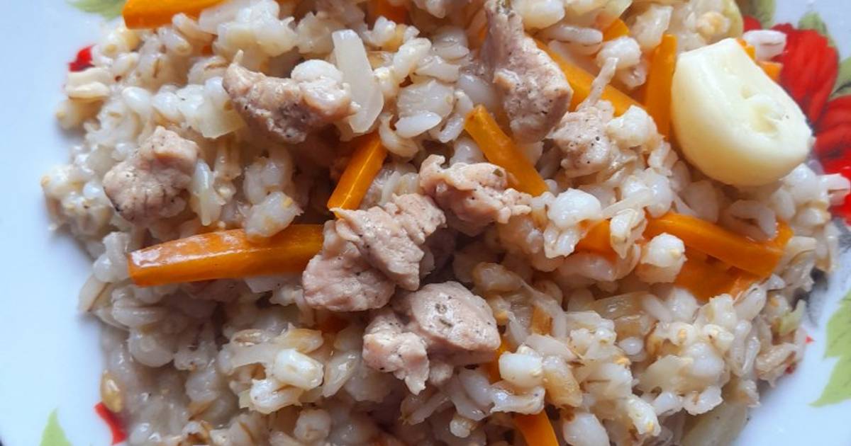 Пловы из перловки